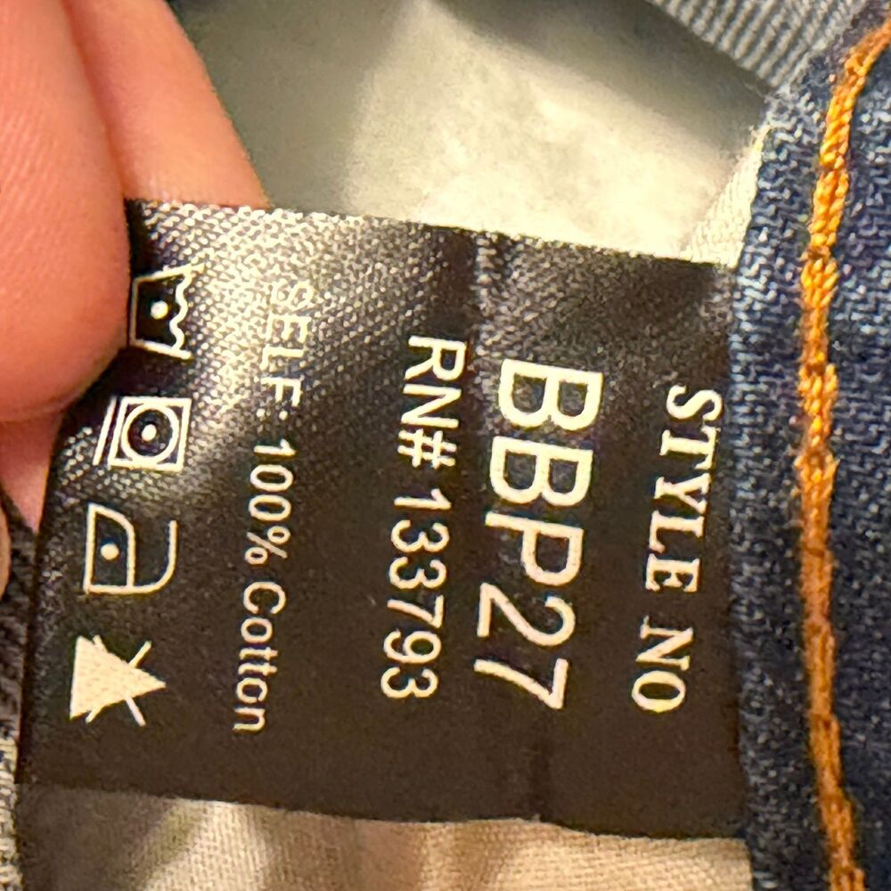 Pol Boho Patchwork Jeans Size Small Distressed St… - image 4